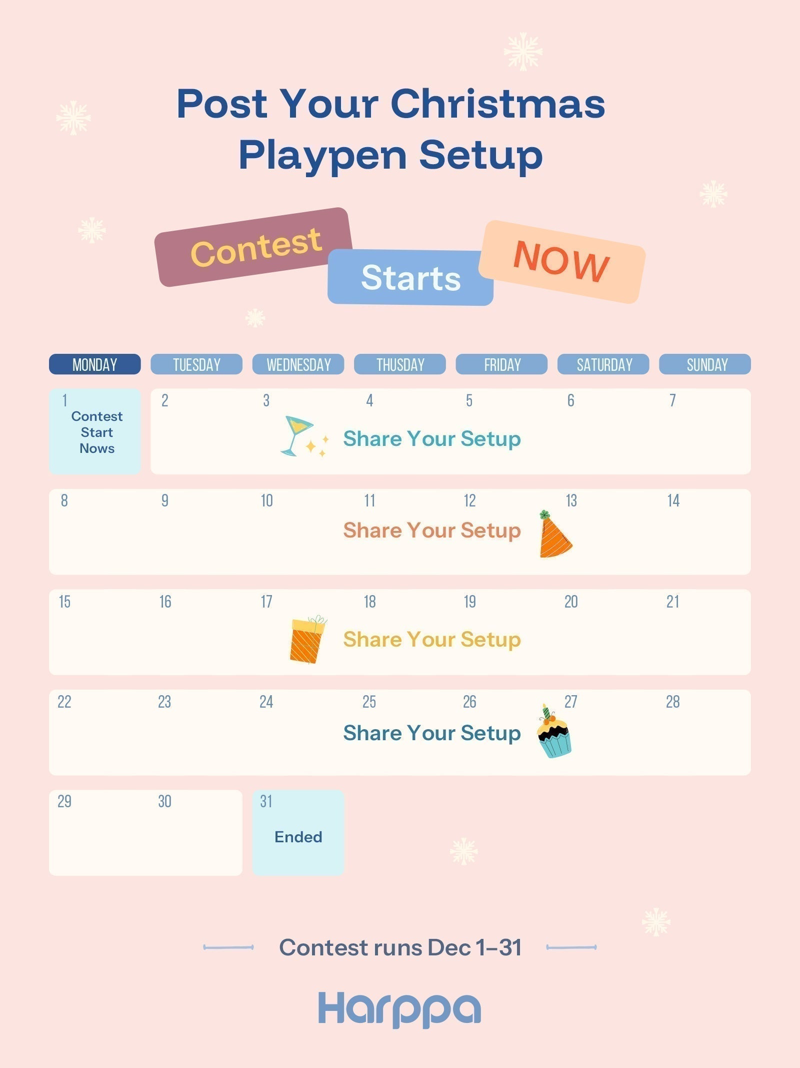 Share Your Christmas Playpen Setup & Win Up to $1,100!