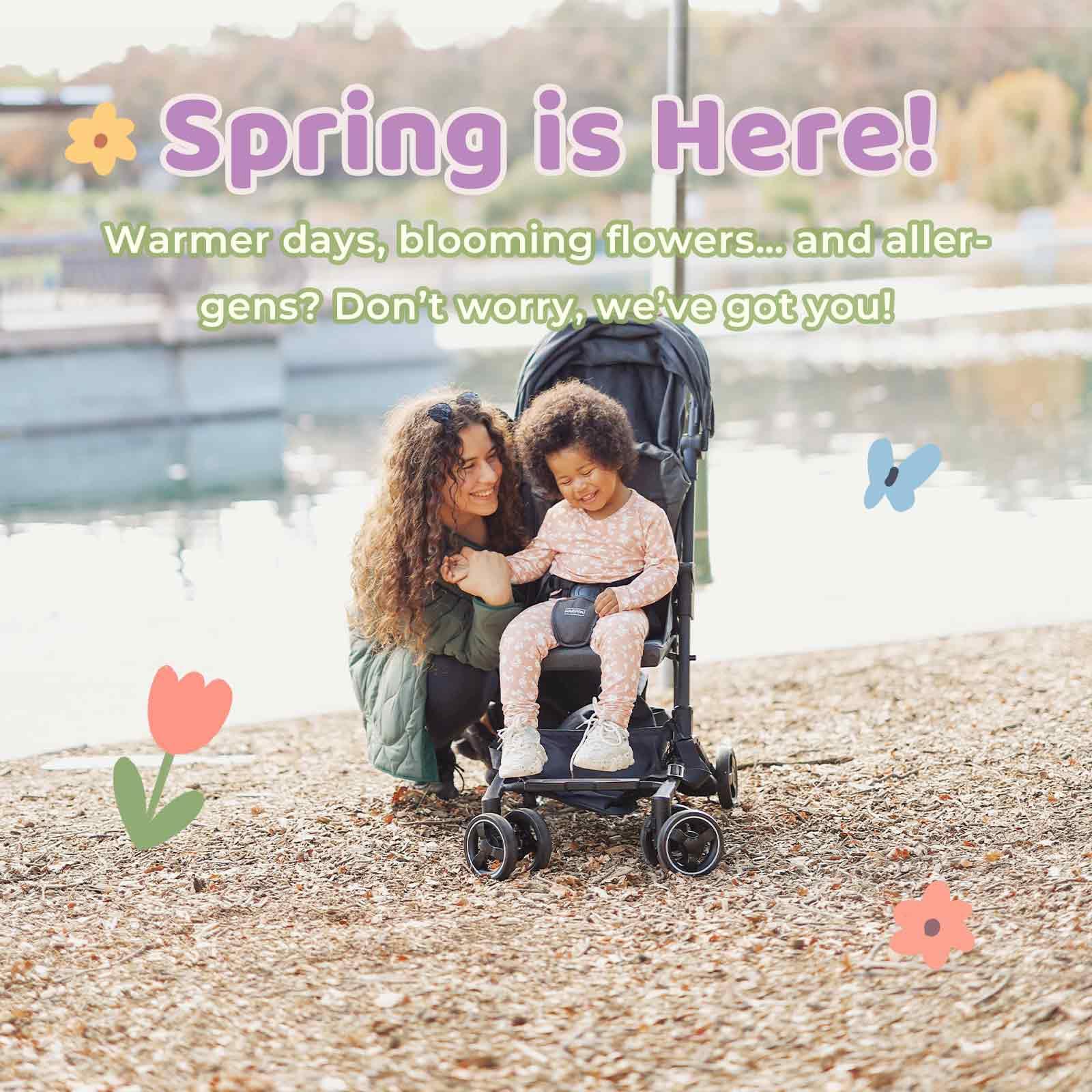 Spring Babies: How to Handle Allergies, Weather Swings & Outdoor Adventures