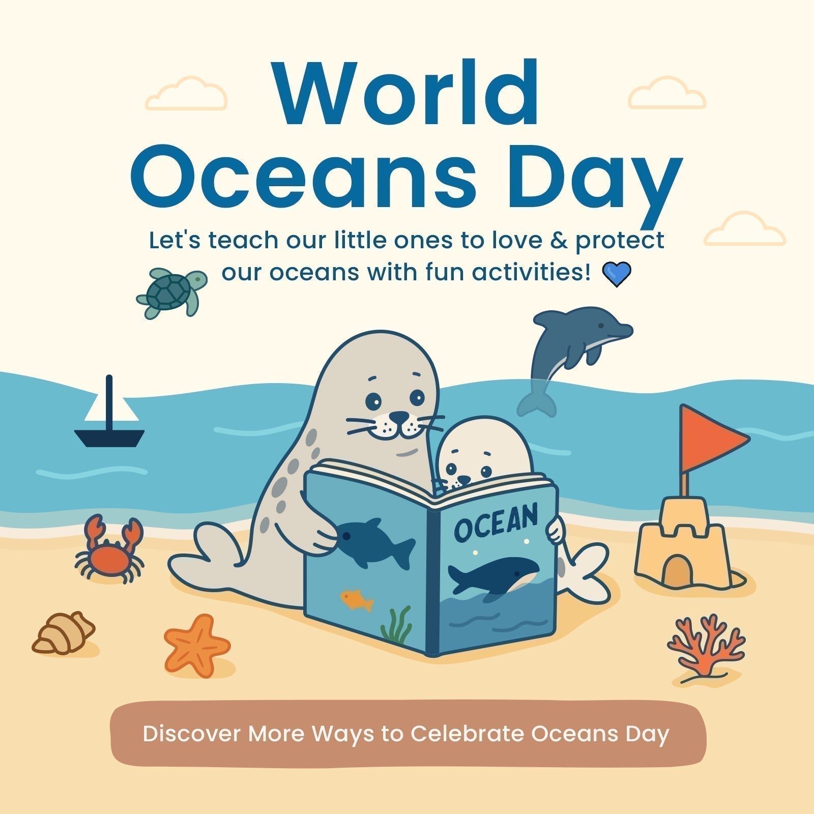 5 Easy World Oceans Day Activities for Toddlers and Preschoolers