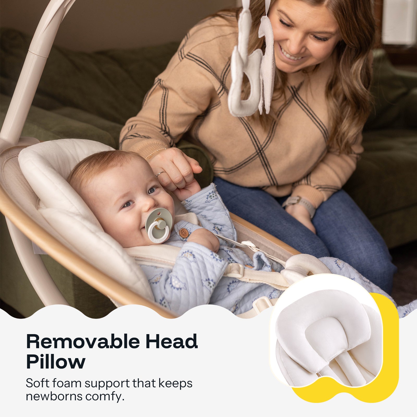 HARPPA Weddell Signature | Eye-Level Electric Baby Swing