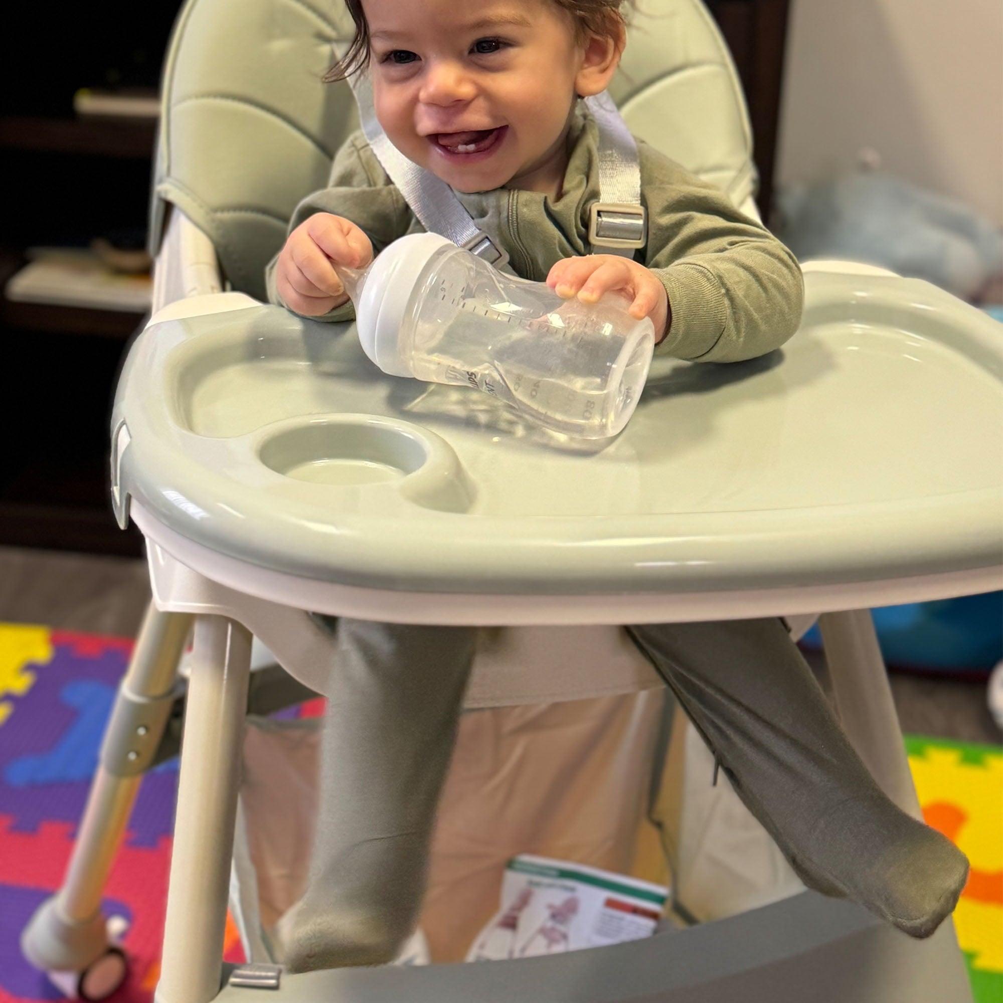 HARPPA 4-in-1 Convertible High Chair for Babies and Toddlers, Green