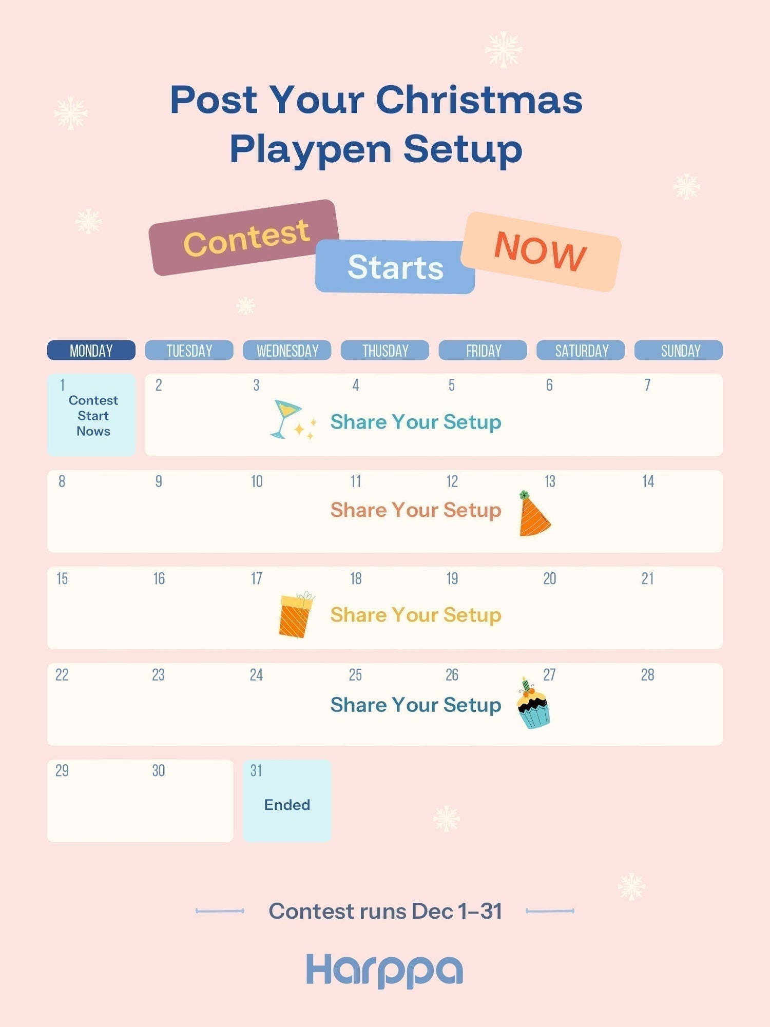 Share Your Christmas Playpen Setup & Win Up to $1,100!