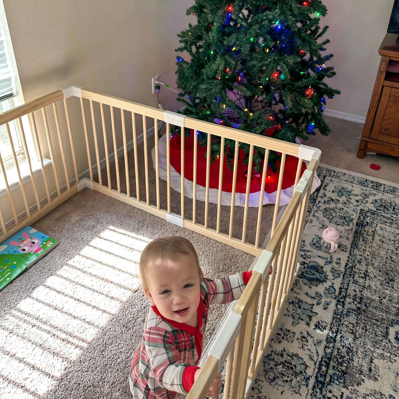 🌿 Supporting Your Child’s Independent Growth: Starting with a Wooden Playpen