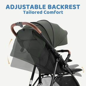 HARPPA Hugglo 2.0 Stroller | Travel Stroller with Single-Hand Fold for Toddlers