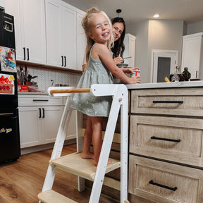 HARPPA Nordi | Foldable Toddler Tower, Kitchen Stool Helper