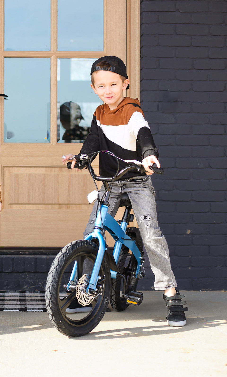 HARPPA Leopo Kids Bike: Ages 3-6, 14 16 Inch with Sparking Training Wheels & Headlights