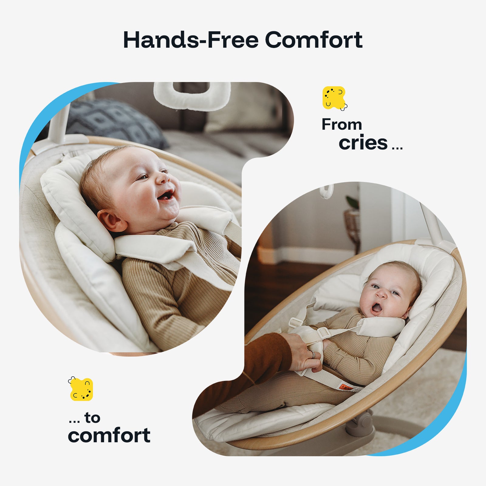 HARPPA Weddell Signature | Eye-Level Electric Baby Swing