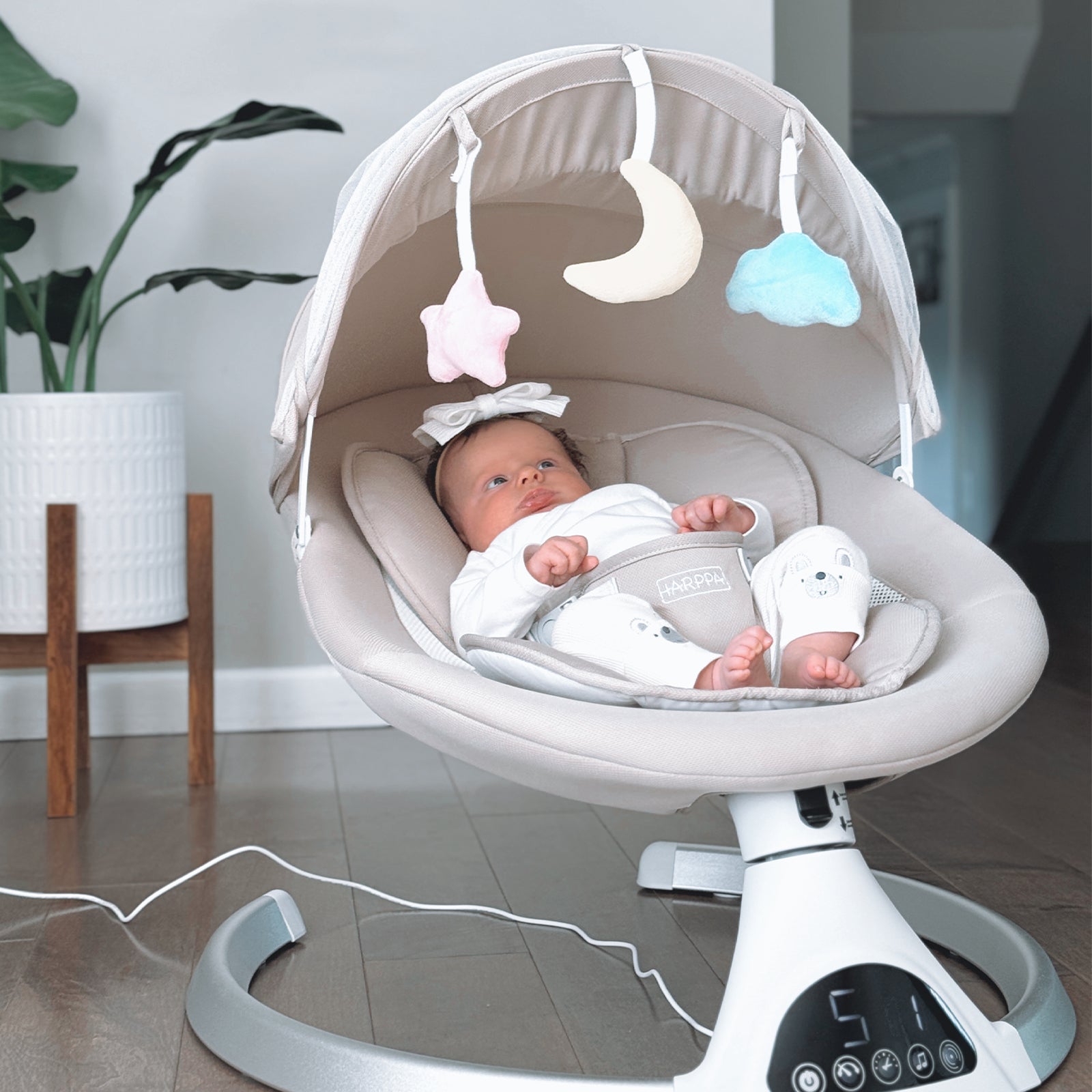 HARPPA Weddell | Electric Baby Swing