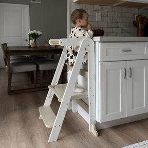 HARPPA Nordi | Foldable Toddler Tower, Kitchen Stool Helper