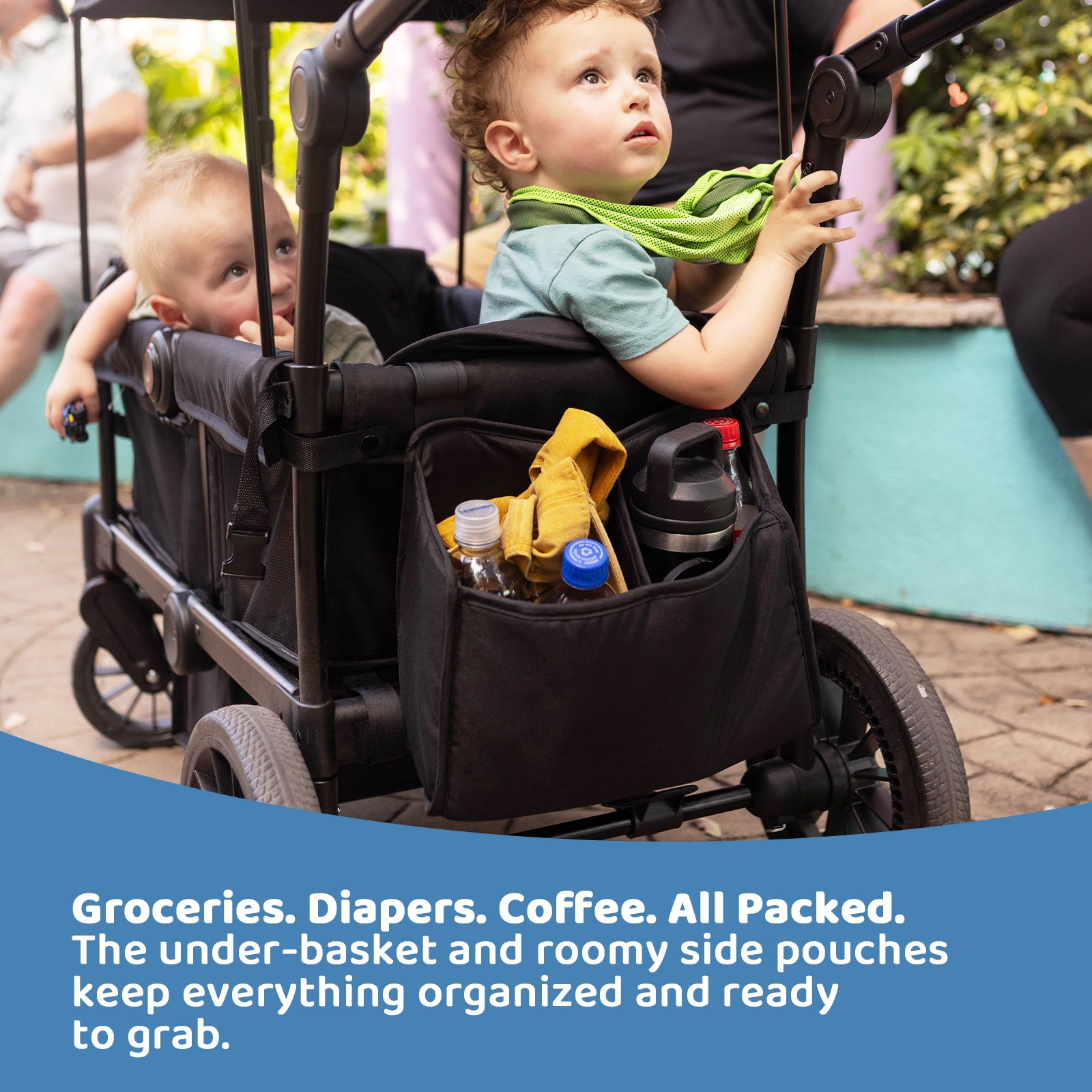 harpa lightweight travel stroller HARPPA | 2-Seat All-Terrain Wagon Stroller — Adventure Made Easy