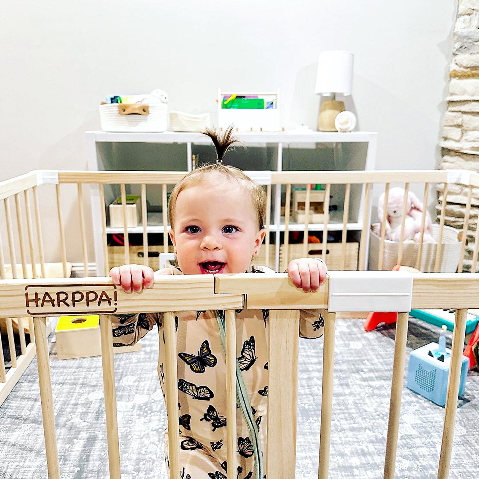 Baby Playpen Kids Fence with Safety gate –