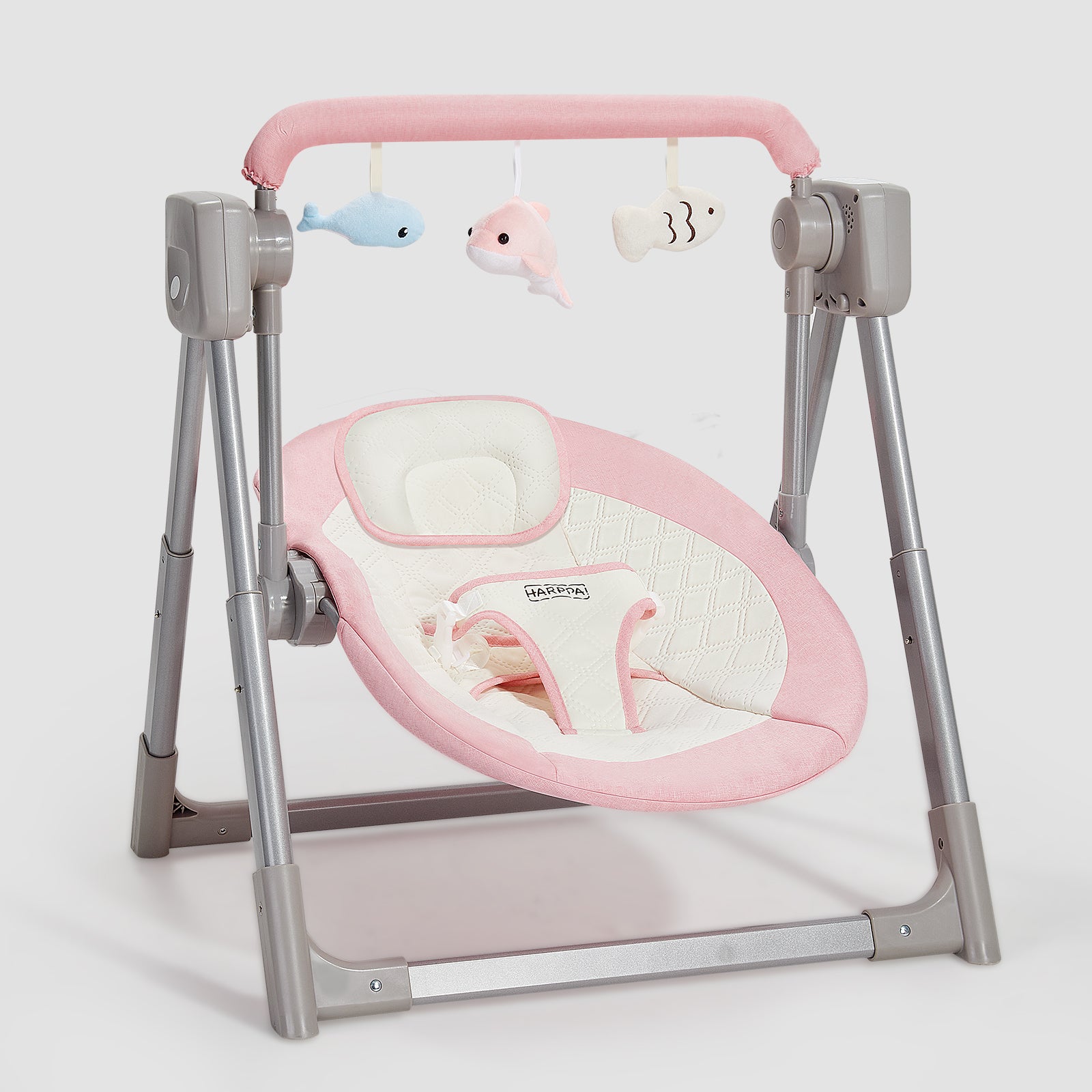 BABY JOY Baby Swings for Infants, Portable Rocker w/ 5 Swing