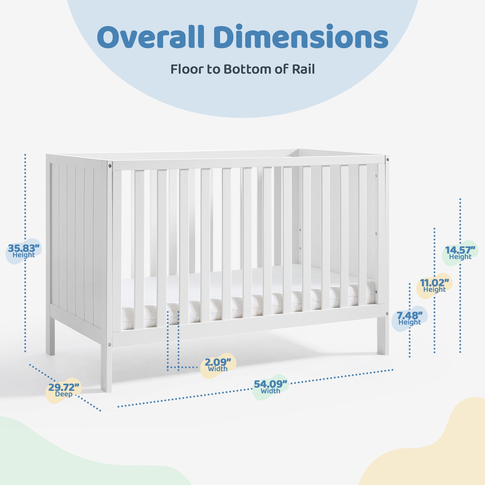 HARPPA Grevia 4-in-1 Crib