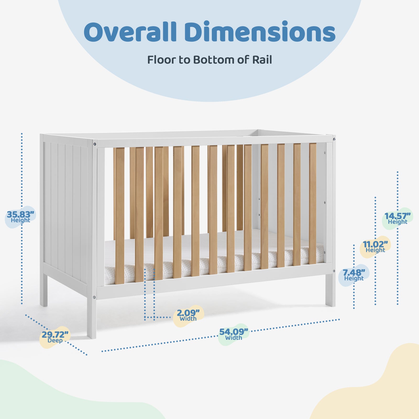 HARPPA Grevia 4-in-1 Crib