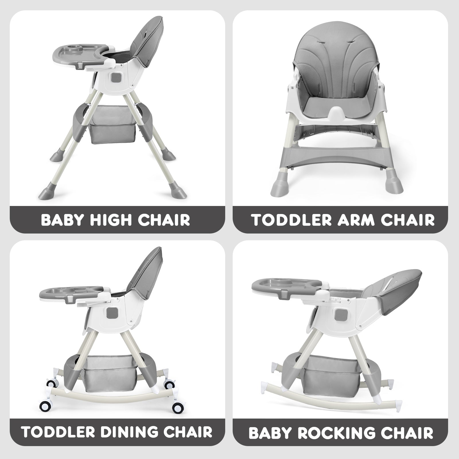 Baby rocking best sale in high chair