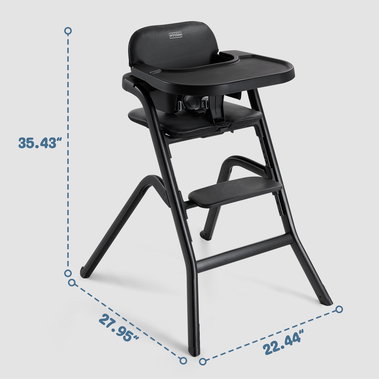 HARPPA Baby High Chair | Adjustable Baby Chair with Removable Tray