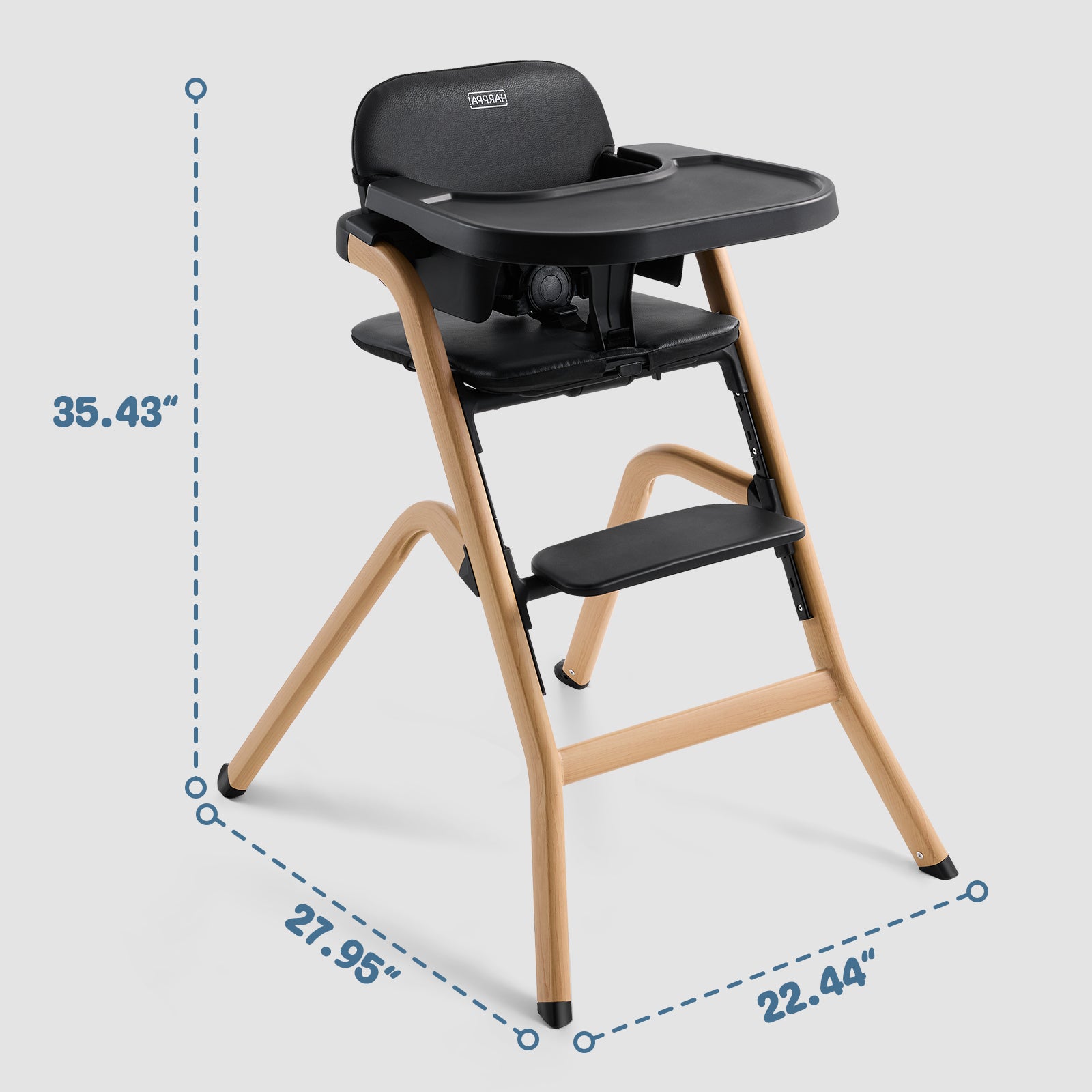 HARPPA Baby High Chair | Adjustable Baby Chair with Removable Tray