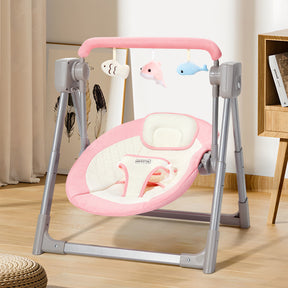 HARPPA Baby Compact Portable Baby Swings with Music