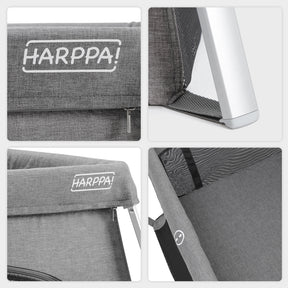 HARPPA Rossi | Pack n Play Travel Playard - Lightweight & Foldable, Easy Transport Travel Crib with Comfortable Mattress for Infants to Toddlers