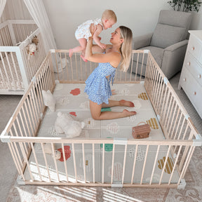 HARPPA Baby Gate Playpen Baby Fence for Babies and Toddlers