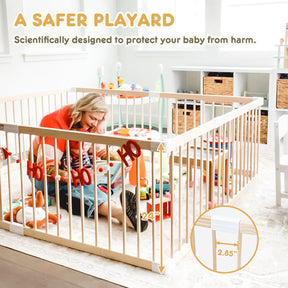 HARPPA Baby Gate Playpen Baby Fence for Babies and Toddlers