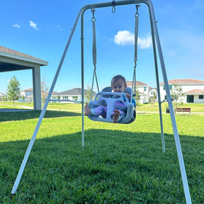 HARPPA 2-in-1 Foldable Toddler Swing Set
