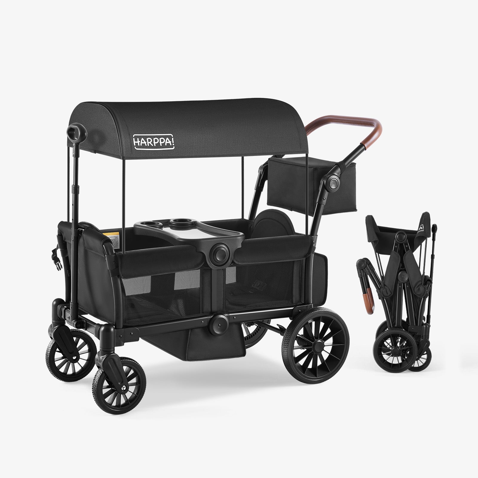 umbrella stroller high weight capacity HARPPA | 2-Seat All-Terrain Wagon Stroller — Adventure Made Easy