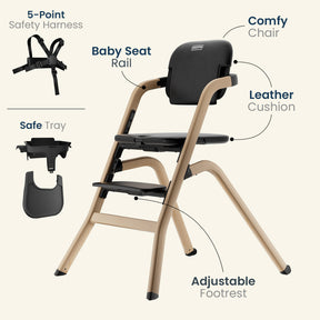 HARPPA Caspio | Adjustable Baby High Chair with Removable Tray