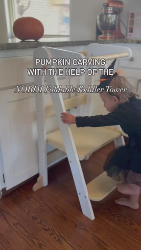 HARPPA Nordi | Foldable Toddler Tower, Kitchen Stool Helper