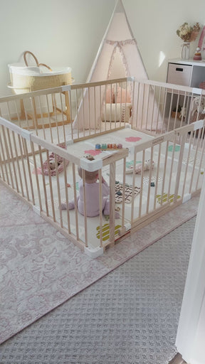 HARPPA Baby Gate Playpen Baby Fence for Babies and Toddlers